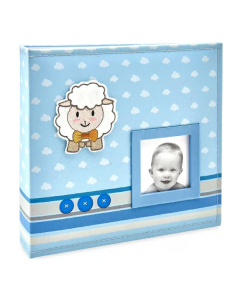 Álbum Ical BeBê Tecido 10x15 200 fotos 816 Ferragem