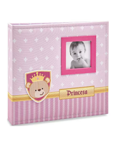 Álbum Ical BeBê Tecido 10x15 200 fotos 866 Ferragem