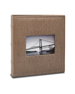 Álbum Ical Prestige 10x15 200 Fotos 483 Janela Folha Preta c/Ferragem