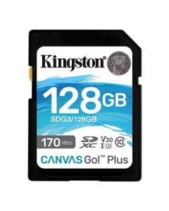 Cartão Memória Kingston Canvas Go! Plus SDXC 128gb 170MB/s