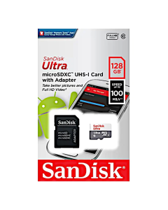 Cartão Memória Sandisk Ultra Micro SDXC 128GB 100MB/s