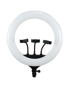 Iluminador Ring Light Greika CL-18 45cm Com Suportes Smartphones