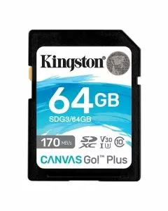 Cartão Memória Kingston Canvas Go! Plus SDXC 64gb 170MB/s