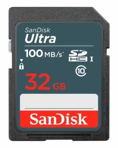 Cartão Memória Sandisk Ultra SDHC 32GB 100MB/s