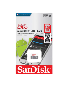 Cartão Memória Sandisk Ultra Micro SDXC 128GB 80MB/s