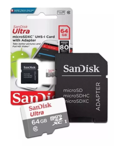 Cartão Memória Sandisk Ultra Micro SDXC 64GB 80MB/s